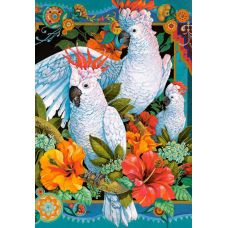 Пазлы "Белые попугаи", 1500 элементов