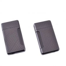 Зажигалка карманная Polion (Острое пламя)  Black