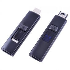 Электрическая Зажигалка, USB Украина,Черная