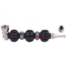Трубка Курительная Metall Black 14 см фото