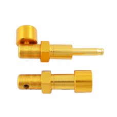 Трубка Курительная Болт Medium 8 см Gold фото