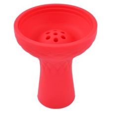 Чаша для кальяна D-7.2 см, Силиконовая Красная