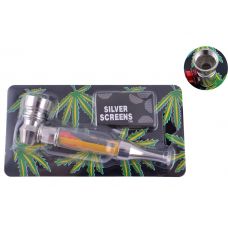 Трубка Курительная Lil Smoke Orange 10 см фото