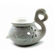 Аромалампа керамическая Фламинго Светлый12х10х7 см