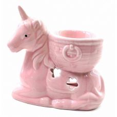 Аромалампа керамическая Единорог Розовый 11х10х6,5 см