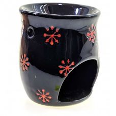 Аромалампа "Snow" Керамическая, Black 10х8х8 см