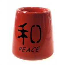 Аромалампа керамическая Peace Красная 10,5х10,5х10,5 см