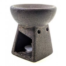 Аромалампа "Square" Керамическая, Коричневая 10х9х9 см