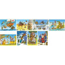 Пазлы  Доктор Айболит 54 элемента (8 штук в упаковке) фото