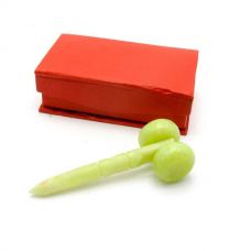 Массажер Нефритовый 10,5х3,5х3 см, Футляр Массажер Нефритовый 10,5х3,5х3 см, Футляр