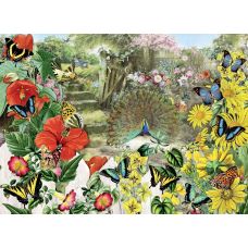 Пазлы "Павлин в Саду", 1000 Элементов
