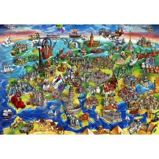Пазлы "Европа", 1500 Элементов