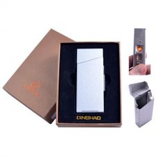 Портсигар на 20 сигарет с USB Зажигалкой, Под пачку Сигарет (Silver Oud)