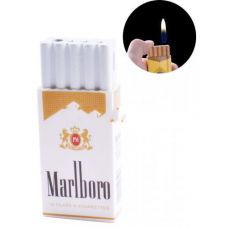 Зажигалка карманная Marlboro (обычное пламя) Gold Design