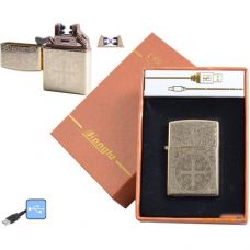 Электроимпульсная зажигалка Honglu Eagle (USB) Type B