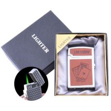 Электрозажигалка в подарочной упаковке Las Vegas (Турбо пламя) 3