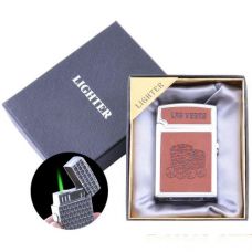 Электрозажигалка в подарочной упаковке Las Vegas (Турбо пламя) 4