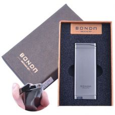 Зажигалка в подарочной коробке Bondn  (Турбо пламя)  Black