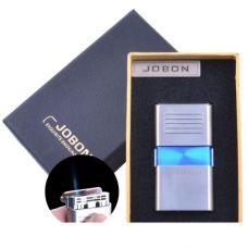 Зажигалка подарочная Jobon (Острое пламя)  Silver