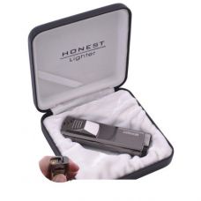 Зажигалка подарочная Honest (Турбо пламя) Tigr