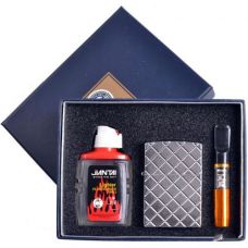 Подарочный набор Urde 3в1 Зажигалка, бензин, мундштук Type P