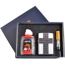 Подарочный набор Urde 3в1 Зажигалка, бензин, мундштук Type B