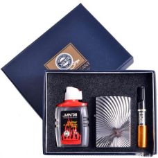 Подарочный набор Urde 3в1 Зажигалка, бензин, мундштук V.12