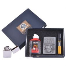 Подарочный набор Urde 3в1 Зажигалка, бензин, мундштук Type M