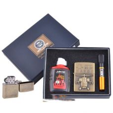 Подарочный набор Urde 3в1 Зажигалка, бензин, мундштук Type V