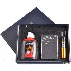 Подарочный набор Urde 3в1 Зажигалка, бензин, мундштук Type C