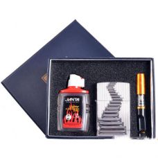 Подарочный набор Urde 3в1 Зажигалка, бензин, мундштук Type G