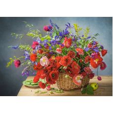 Пазлы "Букет с маками", 500 элементов