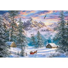Пазлы  "Рождество в Горах", 1000 элементов