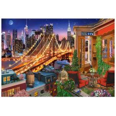 Пазлы  "Огни Бруклинского Моста", 1000 элементов