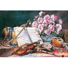 Пазлы "Музыкальный натюрморт", 2000 элементов