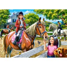 Пазлы "Верховая езда" 300 элементов