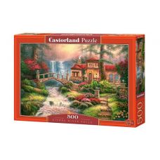 Пазлы "Дом у водопада", 500 элементов