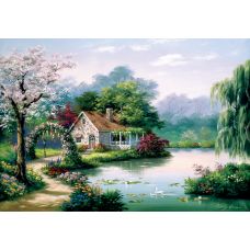 Пазлы "Беседка с домом", 260 Элементов