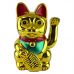 Кошка Манэки нэко машущая лапой Золотая Лапка пластик 25,5х18х14 см Статуэтка