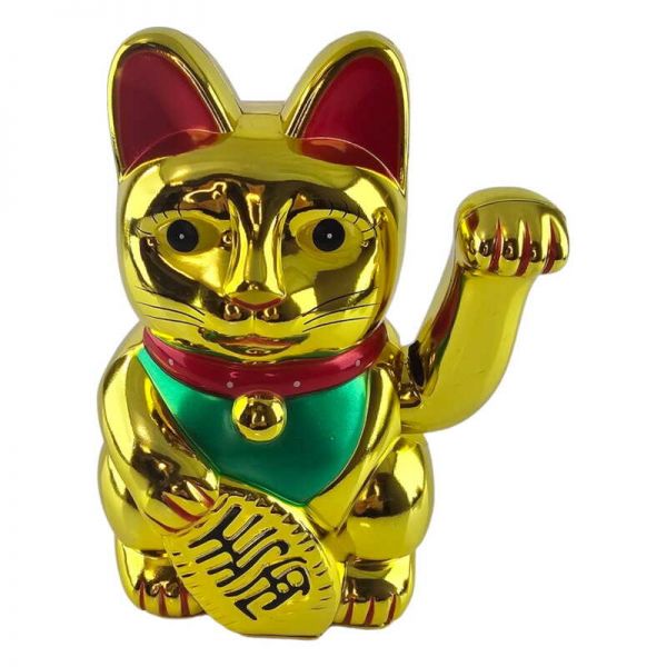 Кошка Манэки нэко машущая лапой 20,5х14,5х12 см Статуэтка