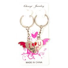 Брелоки для влюбленных (D) "Сердце с крылышками"