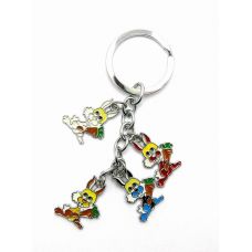 Брелок (E) "Заяц с морковкой"