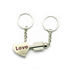 Брелоки для влюбленных (D) "Сердце со стрелой"