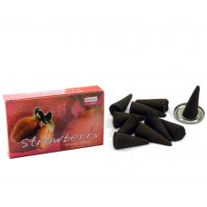 Аромат Клубника Конус, Благовоние для дома Аромапалочки