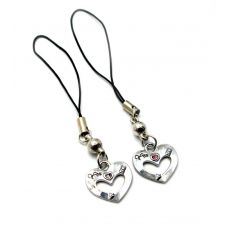 Брелоки для влюбленных (B) "Сердечки" Type D