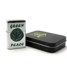 Зажигалка бензиновая Green Peace в Подарочной упаковке