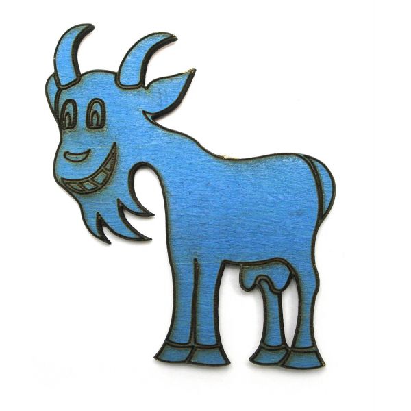 Магнит дерево "Год синей деревянной козочки 2015" Type O