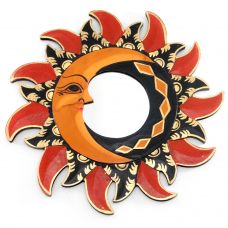 Зеркало мозаичное "Солнце и Луна" (d-30 cм) Type A