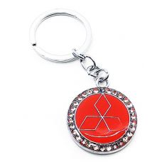 Брелок автомобильный (U) "Mitsubishi" красный