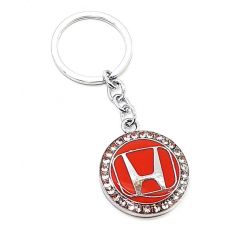 Брелок автомобильный (U) "Honda" красный